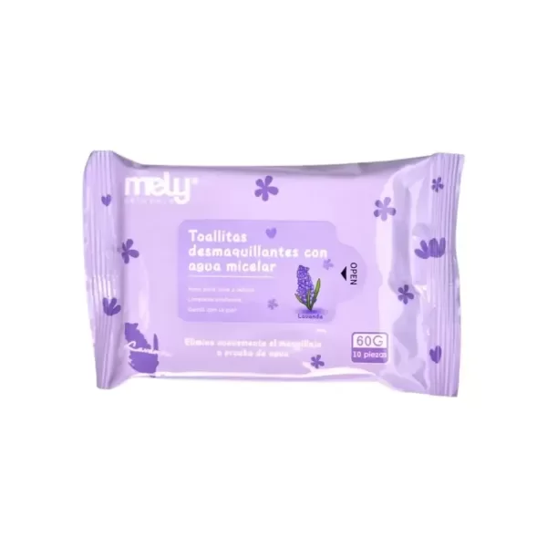 Producto - Toallitas Desmaquillantes con Agua Micelar Mely - 3