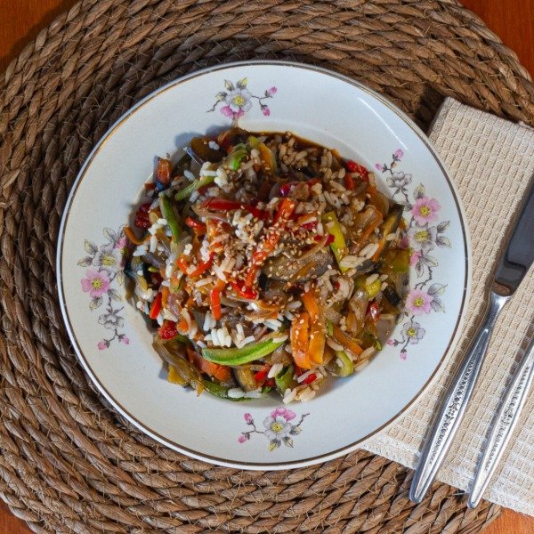 Producto - Wok de vegetales y arroz