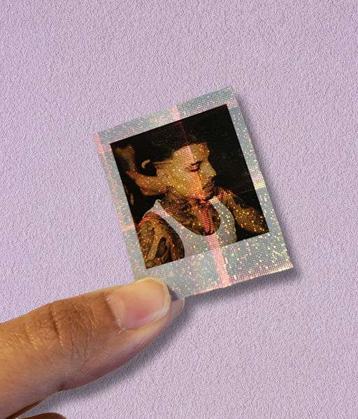 Producto - STICKERS HOLOGRÁFICOS - RAUW ALEJANDRO - POLAROID RAUW
