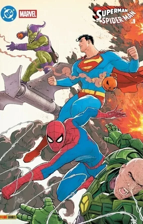 Producto - Superman/Spider-Man 01 Portada De Mikel Janín