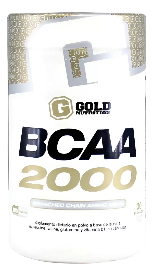 Producto - Bcaa 2000 X 120 Tabs - Gold Nutrition - Aminoácido