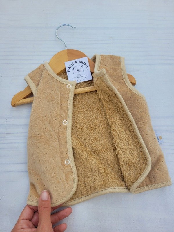 Producto - CHALECO CORDERITO BEIGE - transferencia 10.965