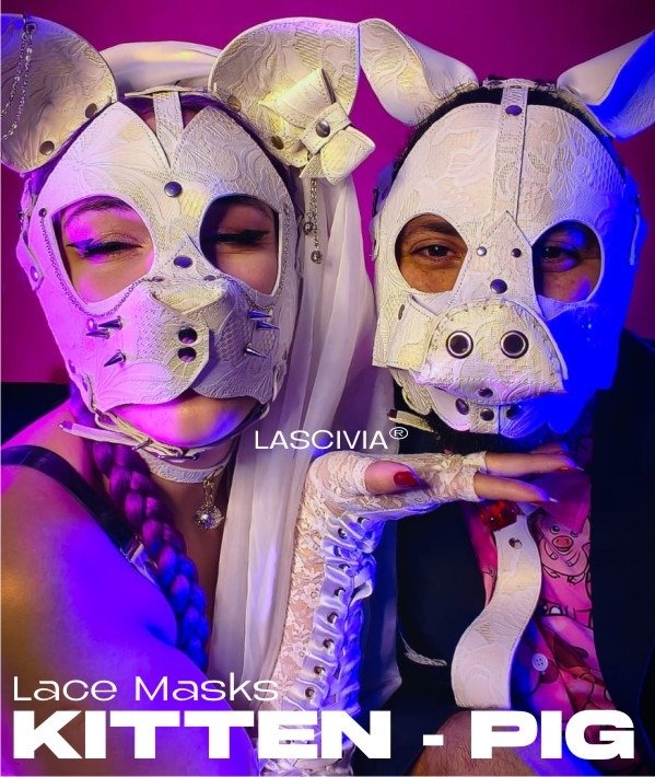 Producto - LACE MASKS -KITTEN or PIG-
