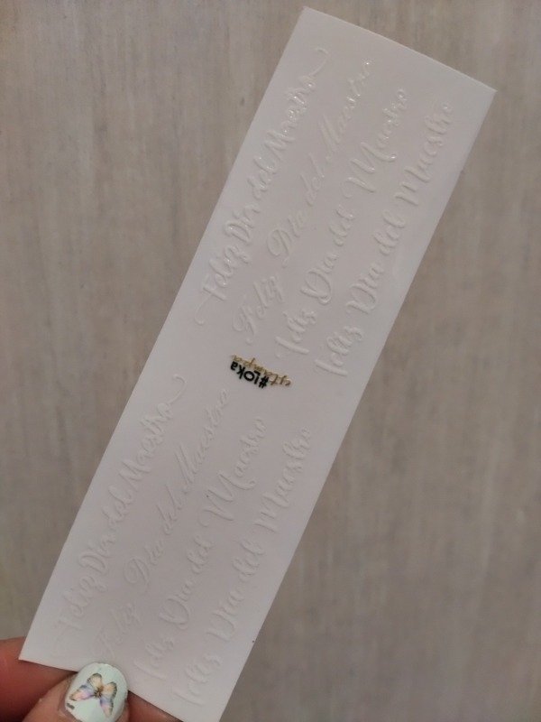 Producto - UV Tiritas 4x14cm Día del Maestro #2