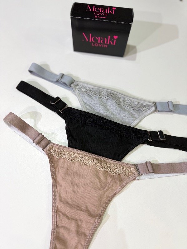 Producto - Cod. P23 - Pack x3 Less regulables de algodon elastico ancho