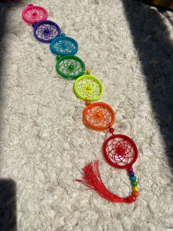 Producto - Atrapasueños 7 Chakras / Colgante energético artesanal