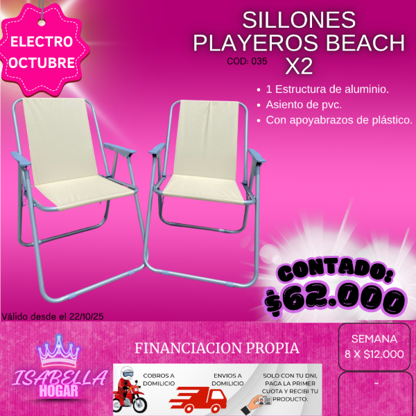 Producto - SILLONES PLAYEROS BEACH
