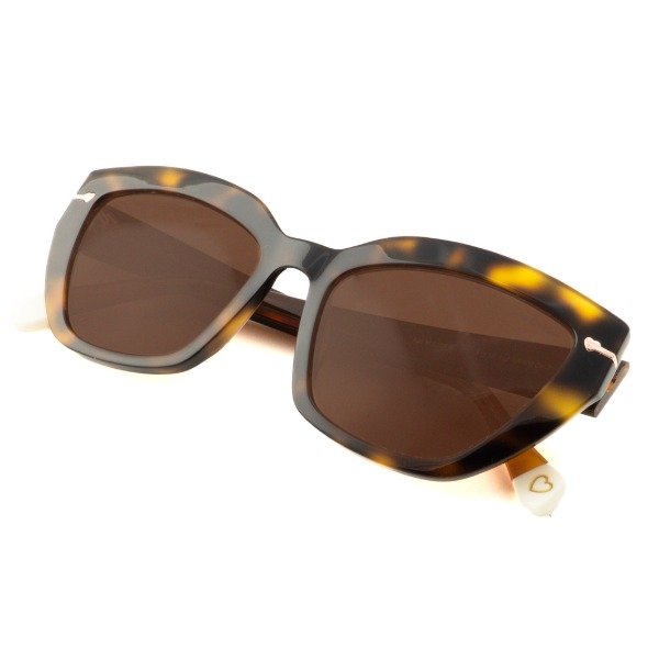 Producto - Las Oreiro 6208 Carey Brillo - Cristales Sepia - 2