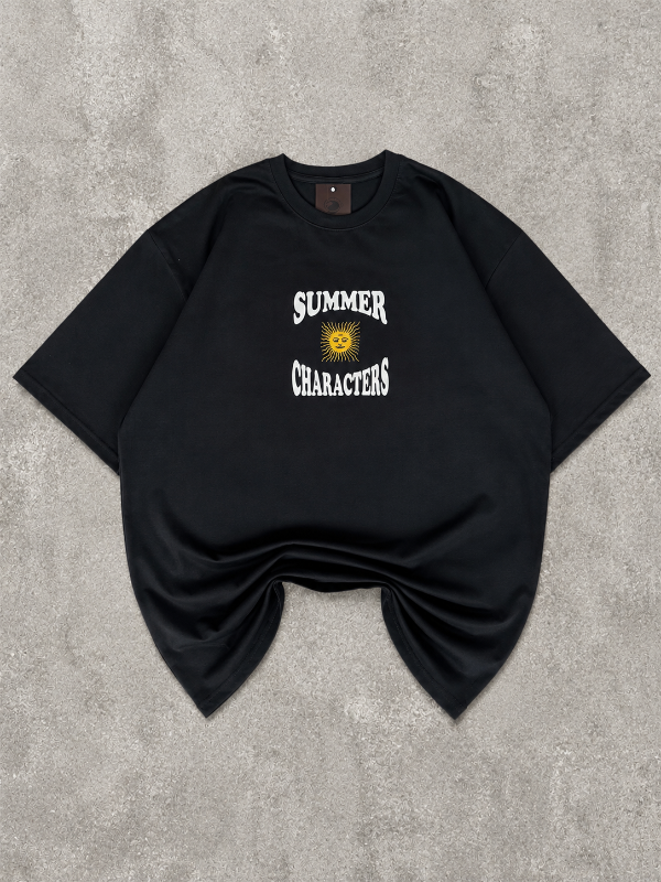 Producto - Remera Oversize Summer Negra - 1