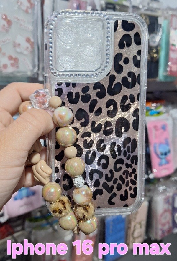 Producto - Fundas reforzadas 360 animal print con strapp. IPhone 16 pro max - 0