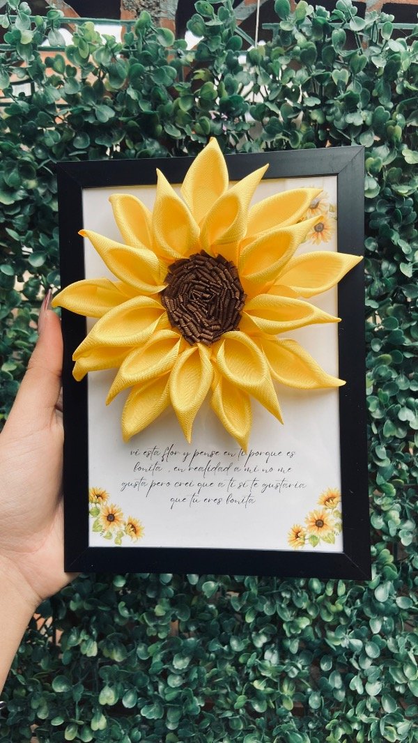 Producto - Cuadro Girasol 3D - 1
