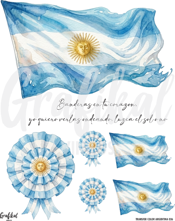 Producto - Transfer Color Argentina 036