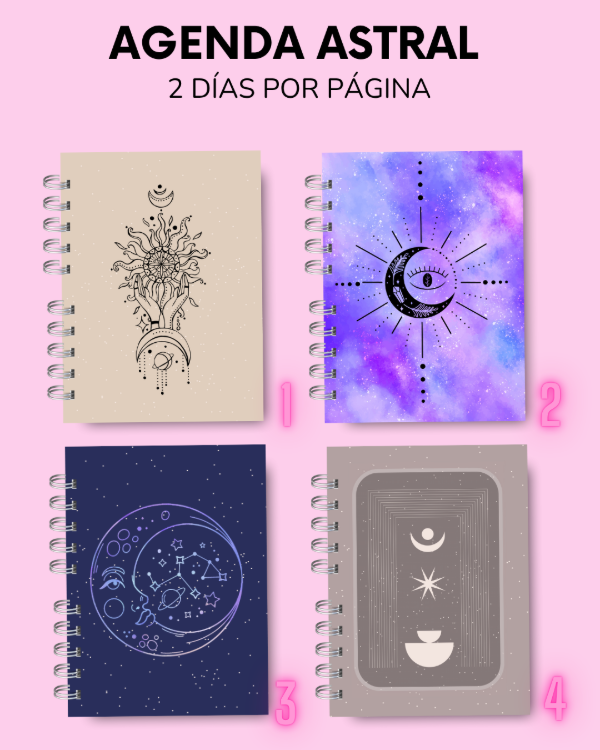 Producto - AGENDA ASTRAL 2026 - 2 días por página