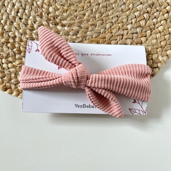 Producto - Vincha Nudo Morley Rosa