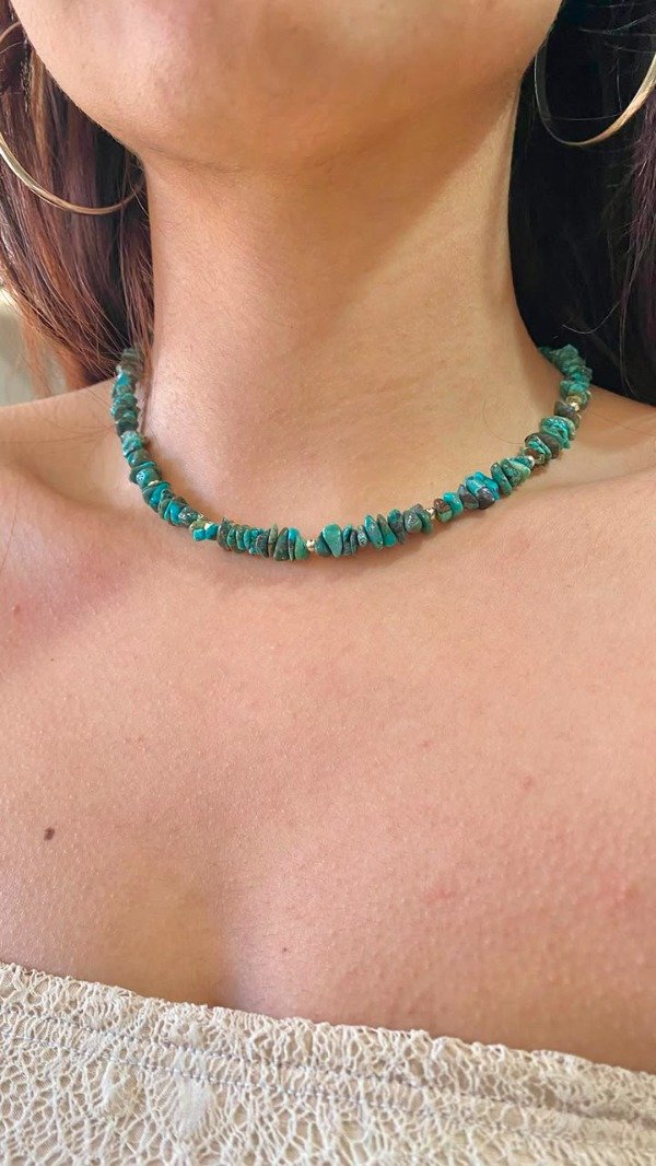Producto - Gargantilla de turquesa africana