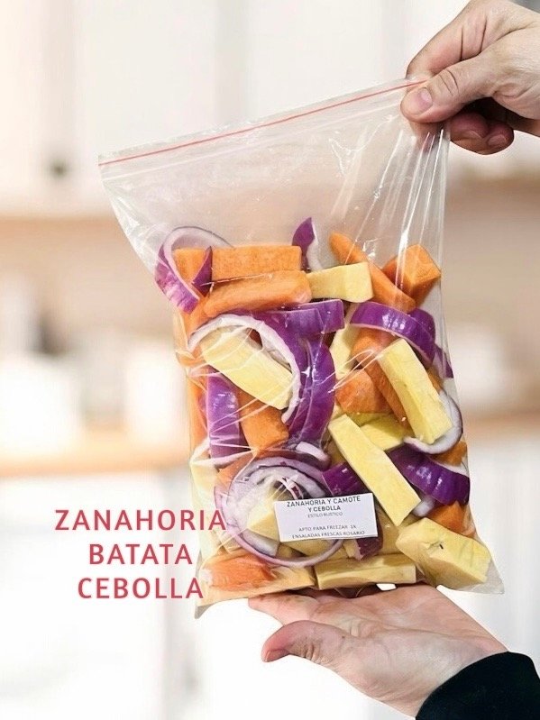 Producto - Zanahoria, batata y cebolla (Estilo rústico) 1kg