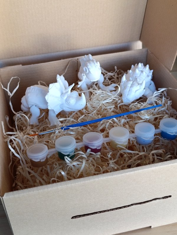 Producto - Set Para Pintar Dinosaurios - Con Valija Y Pinturas