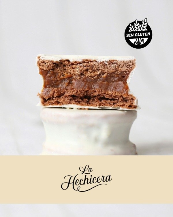 Producto - Alfajor de Dulce de leche y Chocolate Blanco x 6u.