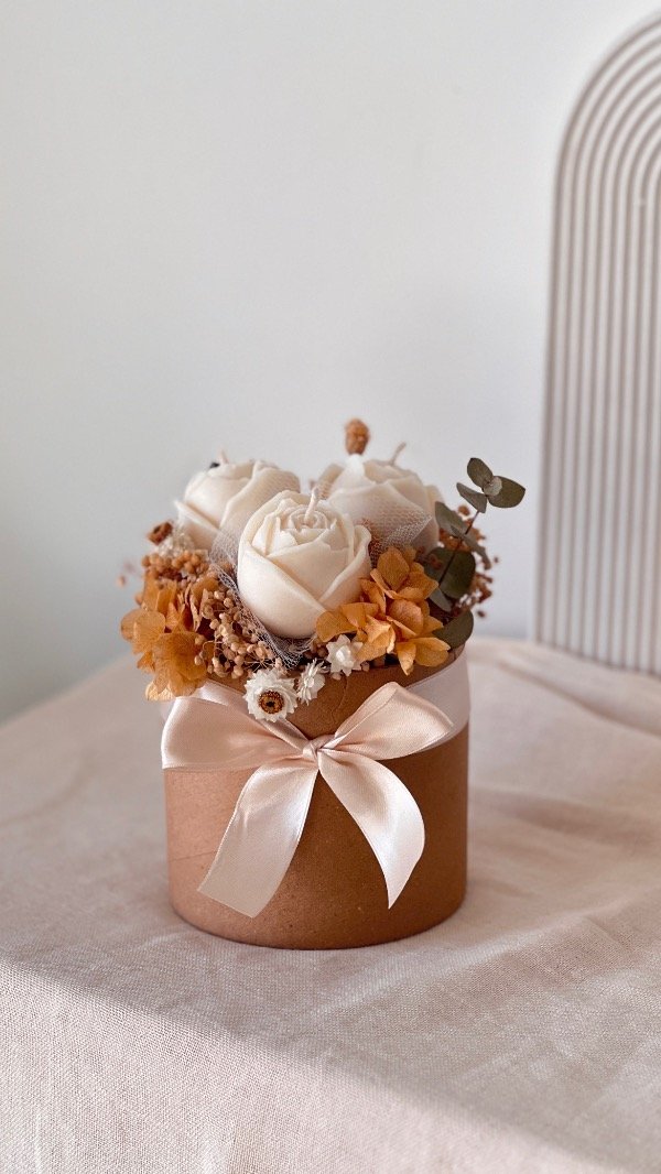 Producto - Candle box Rosas