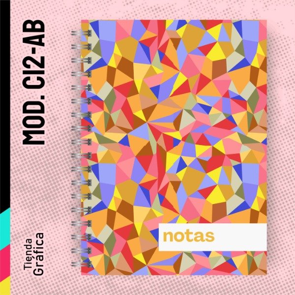 Producto - Cuaderno C12- AB - Geométrico