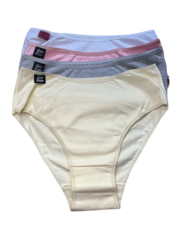 Producto - Bombacha Universal Cavada Algodon y lycra x12 Dulce Limon Art.30