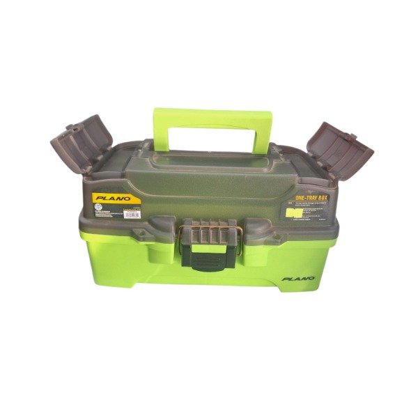 Producto - Caja Plano verde 1 bandeja plegable