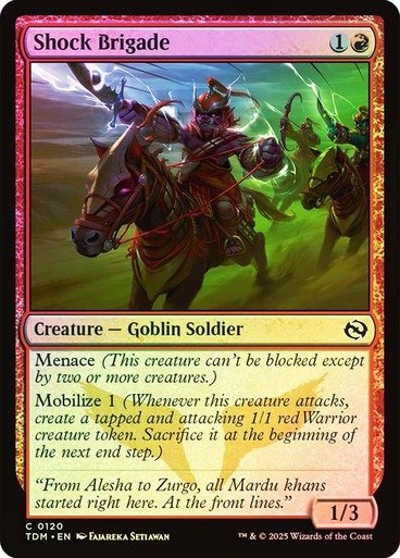 Producto - Shock Brigade Foil  Tarkir: Dragonstorm