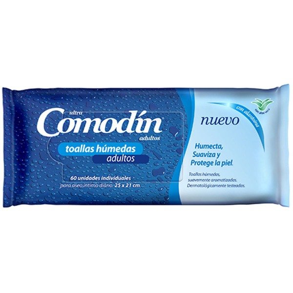 Producto - Comodín Toallas Húmedas para Adultos x 60 unidades