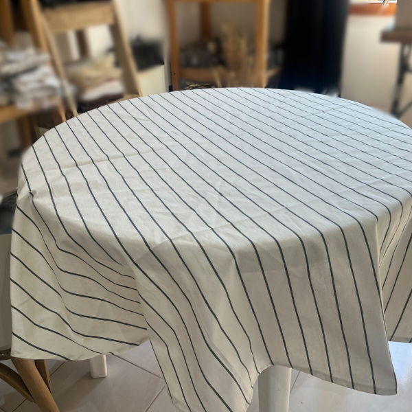 Producto - Mantel Redondo - Tusor estampado