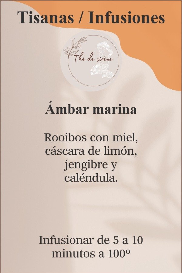 Producto - Tisanas / Infusiones 40g importado - Ámbar marina