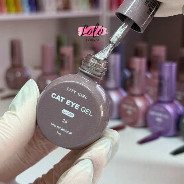 Producto - Esmalte semi 7ml City Girl Cat Eye - 24