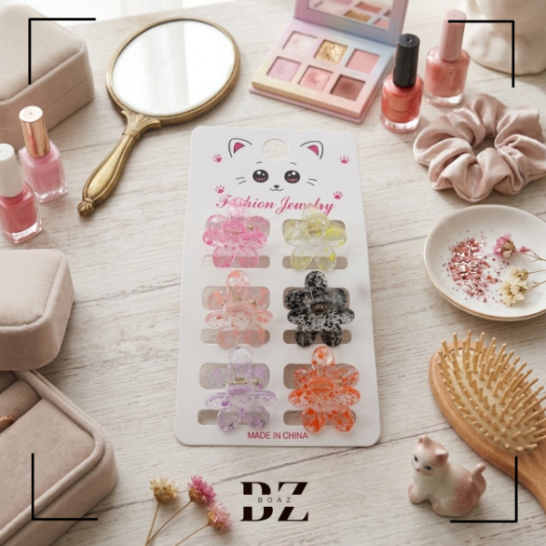 Producto - BROCHES CH.COLOR C/NEGRO X 6 PCS EN CARD 2.5 CM - 2121-1