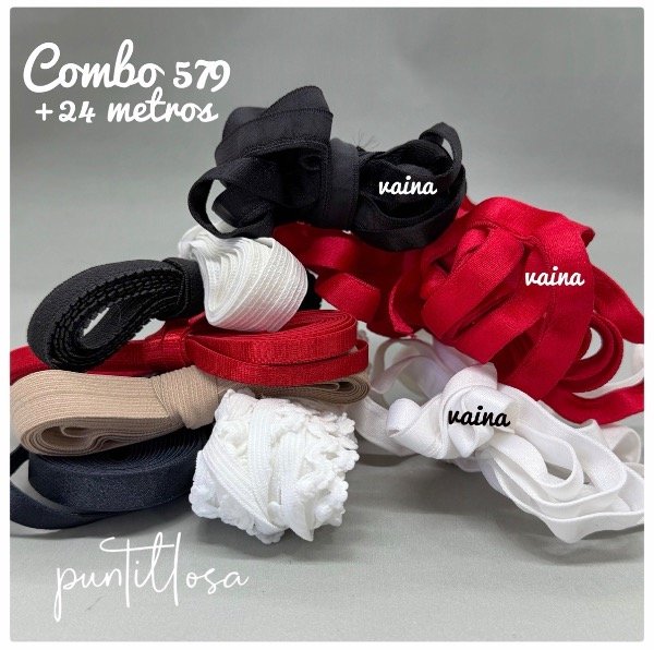 Producto - Combo 579- Elásticos Surtidos +24 metros