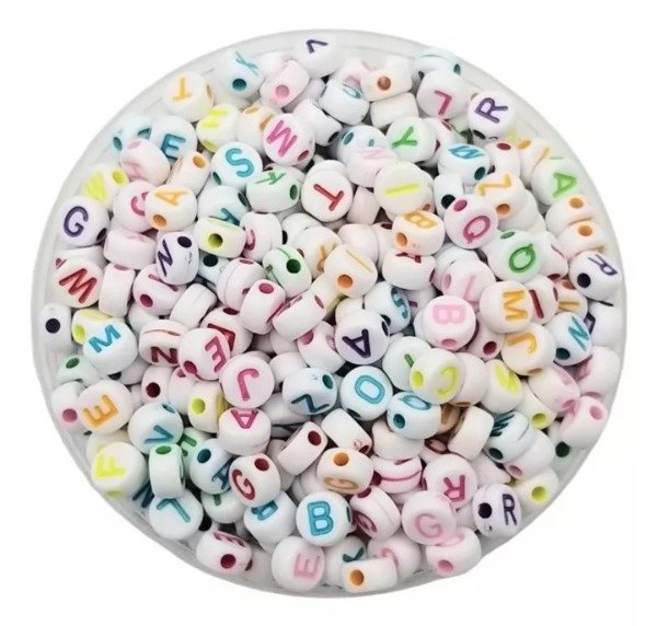Producto - Letra pastilla multicolor