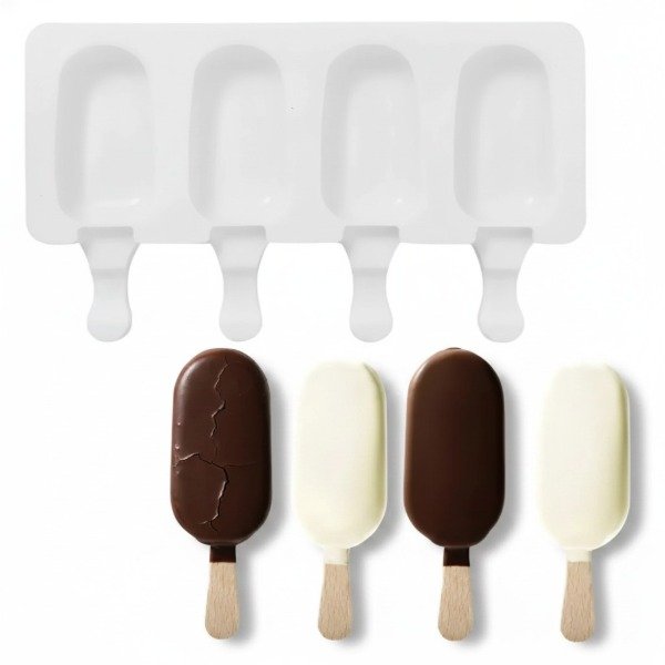 Producto - MOLDE DE SILICONA PARA PALETA DE HELADO GRANDE 12X6CM