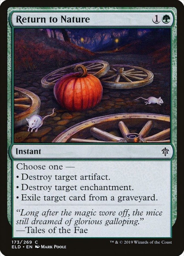Producto - Return to Nature  Throne of Eldraine