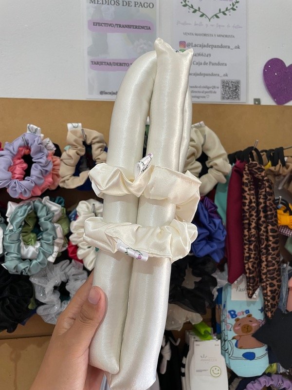 Producto - Curling Ribbon natural ondas sin calor pelo largo