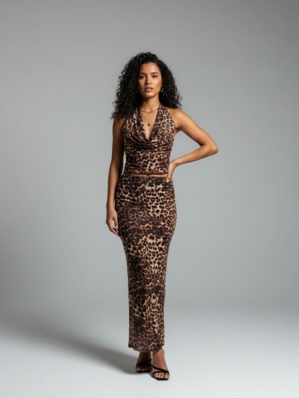 Producto - Top BUCHE ANIMAL PRINT TUL