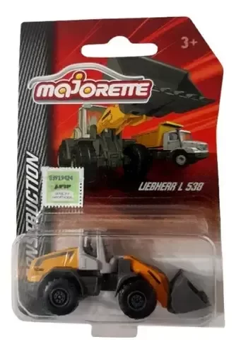 Producto - Majorette Liebherr l 538 Topadora Coleccion Construccion
