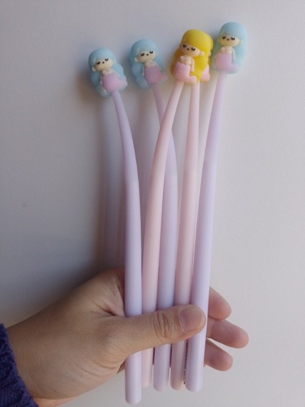 Producto - Lapicera goma con personajes (tinta azul)