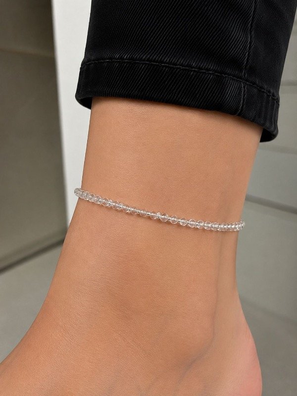 Producto - Tobillera cristal y plata 925