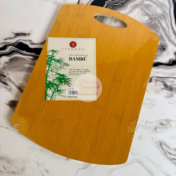 Producto - Tabla Para Picar de Bambu Rectangular Ovalada