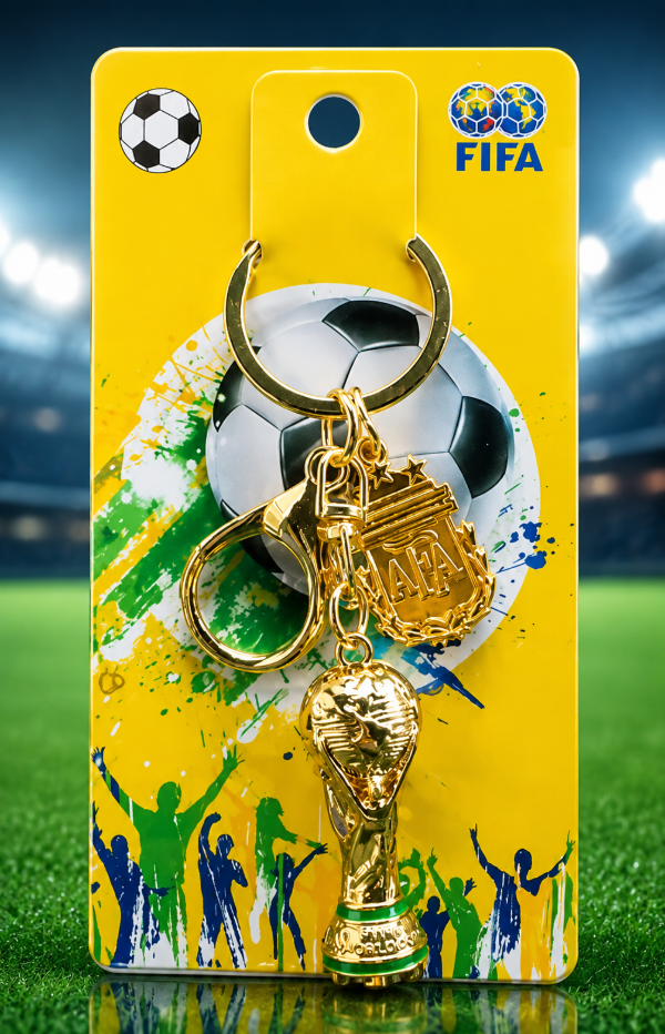 Producto - MD066 LLAVERO DE AFA Y COPA DEL MUNDO