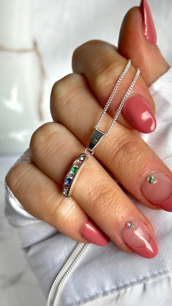 Producto - Dije sin fin multicolor
