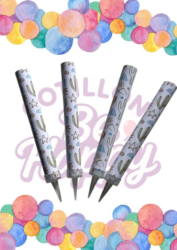 Producto - Bengalas Cactus x4un