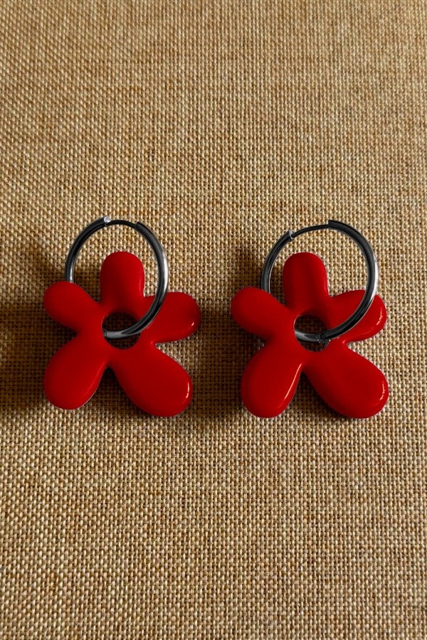 Producto - aros #Matisse (rojo)