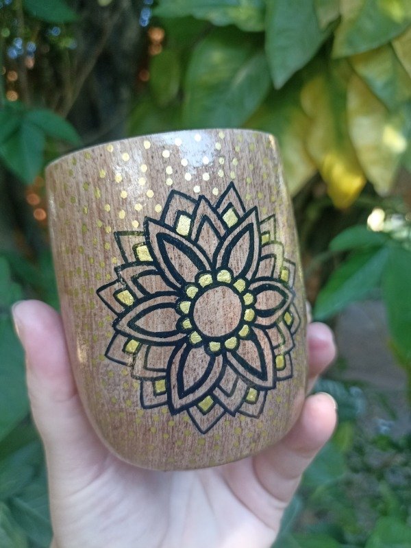 Producto - Mate clásico mandala madera (EN STOCK) - 0