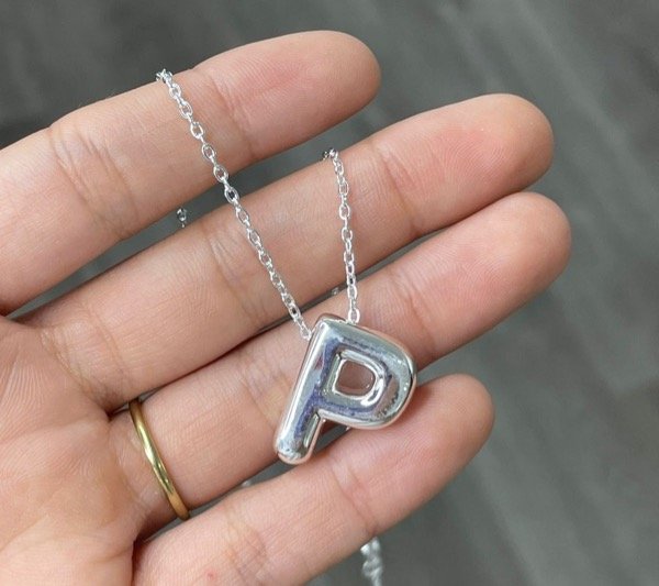Producto - AB cadena con inicial inflada P