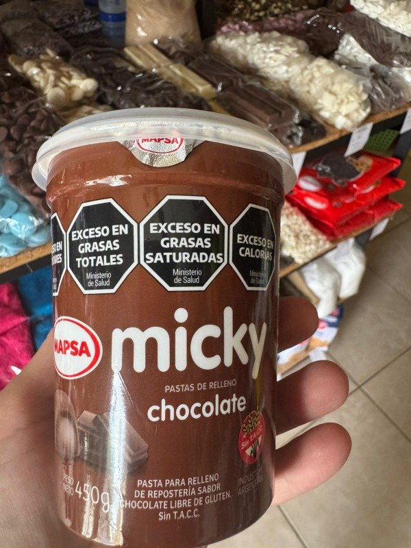 Producto - Pasta mapsa para relleno sabor chocolate x450grs