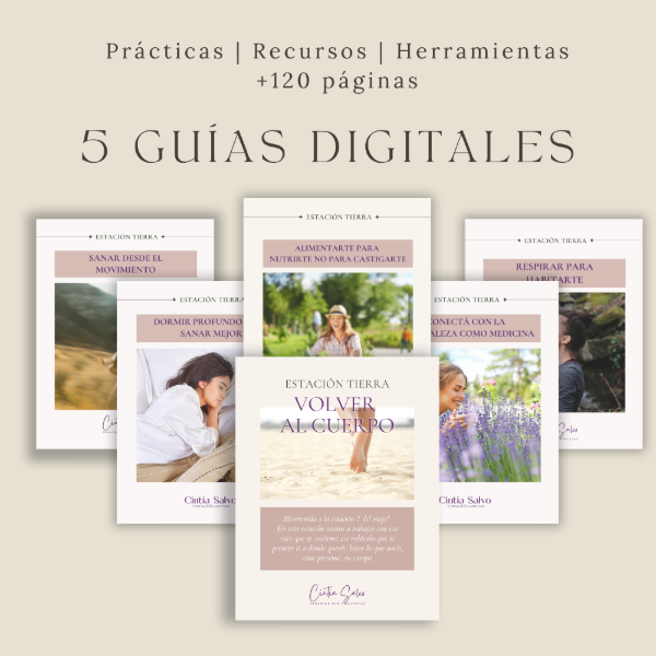 Producto - Volvé a habitar tu cuerpo -  Pack 5 Guías Digitales Esenciales
